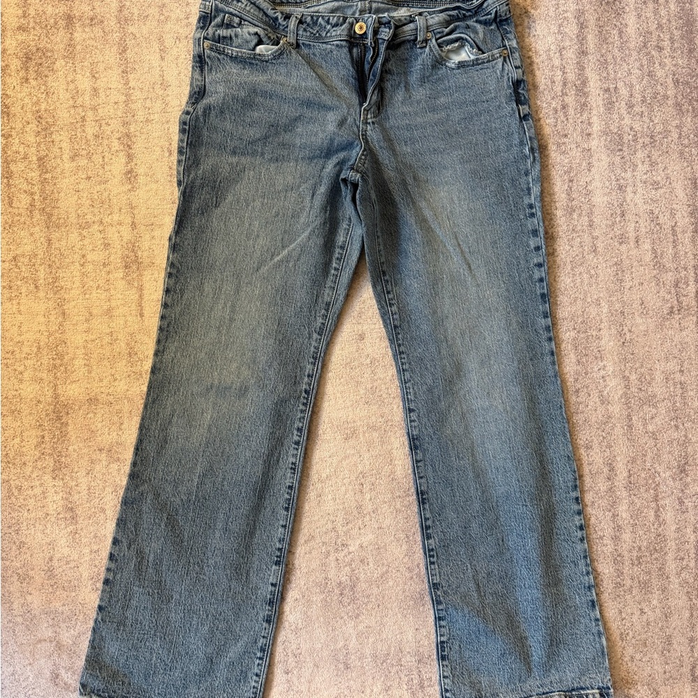 Forever 21 Men's Medium Blue Bootcut Jeans